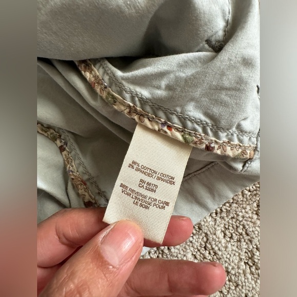 Free People utility cargo jacket full-zip button front size xs - Picture 7 of 14